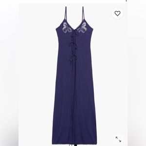 A Peek Behind the Lace Maxi Slip